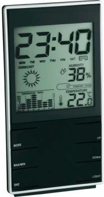 Digitalna meteorološka stanica TFA, crna