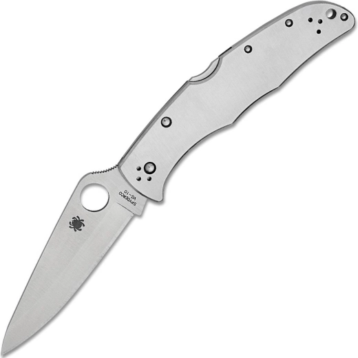 Spyderco Endura 4 nehrđajući džepni nož 9,5 cm, satin, potpuno metalan