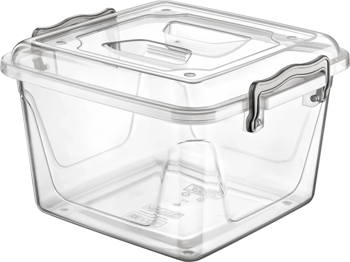 Plastična kutija za pohranu Multi kvadratna niska 6 l