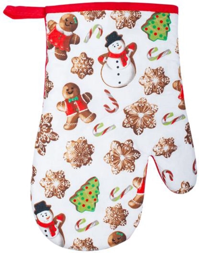 Božićna kuhinjska rukavica Medenjaci 19 × 27 cm