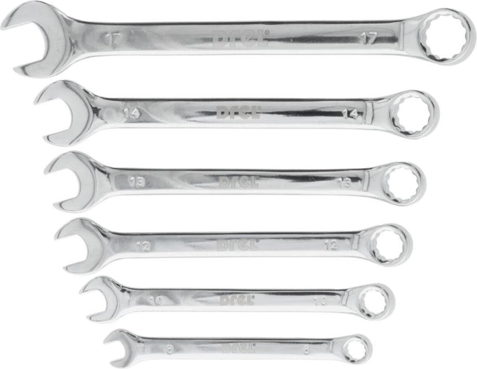 Set kombiniranih ključeva 8–17 mm, 6 dijelova