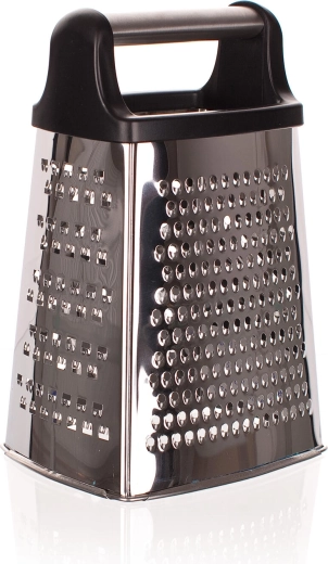 Četverostrano inox ribež s plastičnom drškom Culinaria 21,5 cm