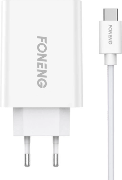 Mrežni brzi punjač Foneng 10,5 W, 1× USB, kabel USB‑C