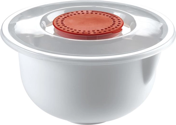 Zdjelu za miješenje s protukliznim poklopcem, plastika 24 × 13,5 cm