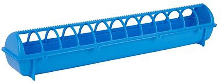 Hranilica za perad 68 cm od plastike s zaštitnom rešetkom