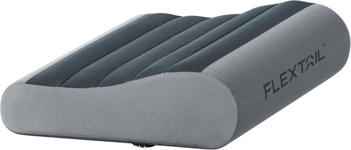 Flextail Zero Pillow napuhujući putni jastuk sivi