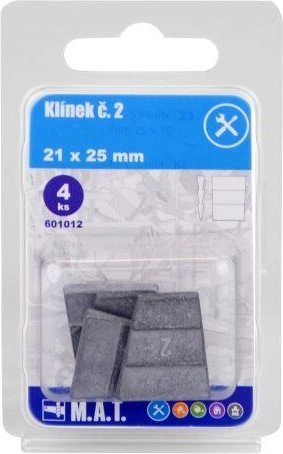 Drveni klinovi br. 2, 21 × 25 mm (4 kom)