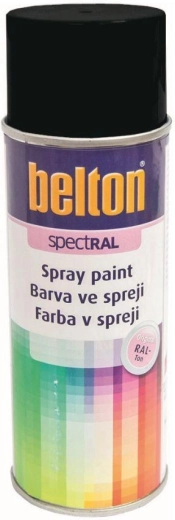Sprej boja BELTON RAL 9005 crna polusjaj 400 ml