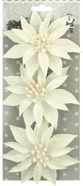 Božićne ruže s glitterom