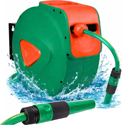 Automatski zidni kolut s vrtnim crijevom 30 m