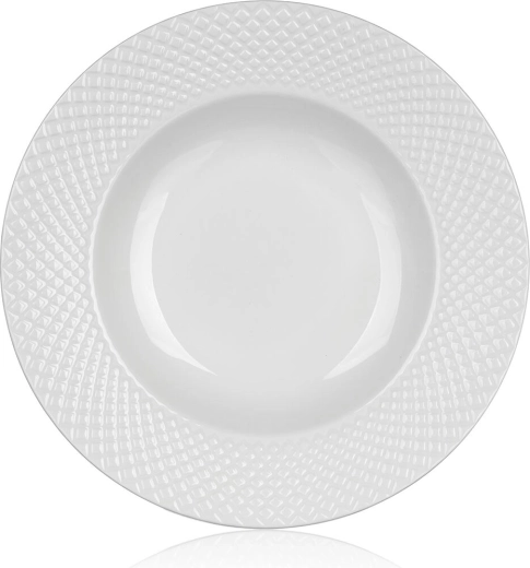 Duboki tanjur Diamond 22,2 cm keramički bijeli
