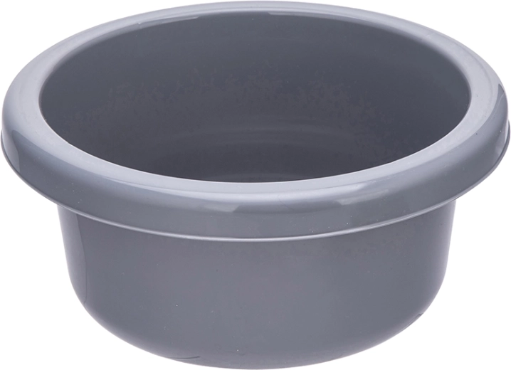Okrugla plastična zdjela 31 cm 6,2 l siva