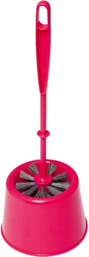 WC set mini okrugli od plastike, promjer četke 7,5 cm, mješavina boja