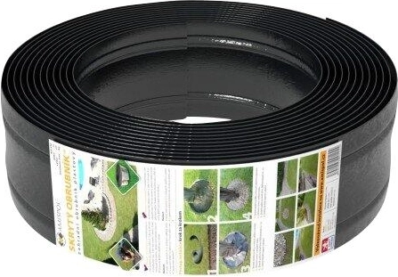 Plastični rub travnjaka 12,5 cm × 18 m za gredice i staze