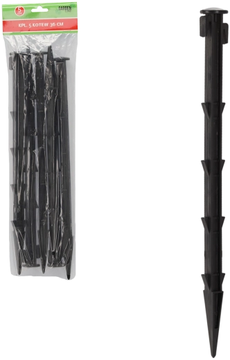 Set plastičnih pričvrsnih klinova 36 cm (5 kom)