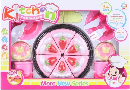 Set za rezanje torte s posuđem za djecu