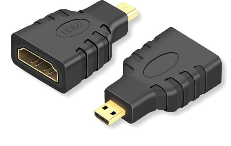 Hd26 hdmi micro hdmi adapter zlatni