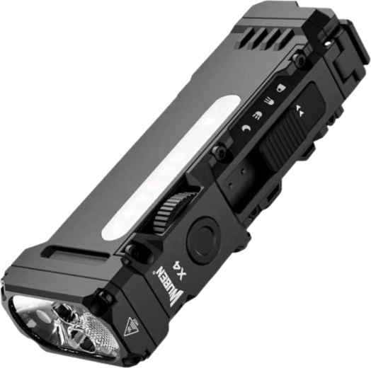 Wuben X4 kompaktna EDC svjetiljka s bočnim COB i RGB, 1500 lm, 3000 mAh