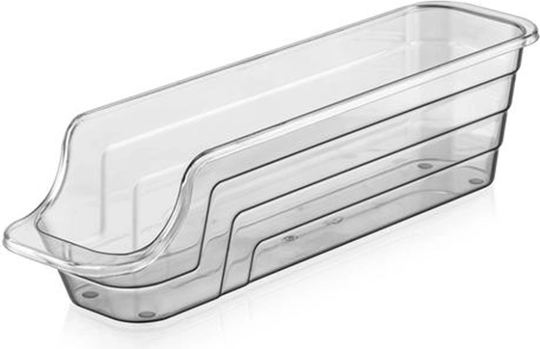 Plastični mini organizator, prozirni antracit