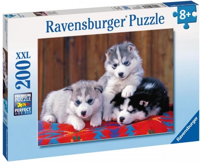 Ravensburger puzzle štenad husky 200 komada