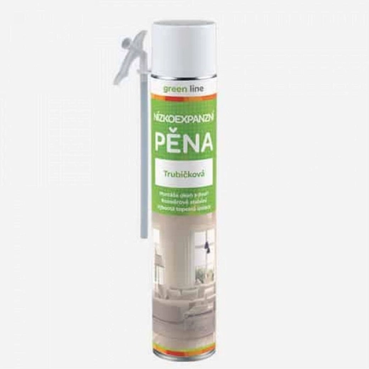Montažna pjena niskoekspandirajuća s cjevčicom 750 ml GREEN LINE