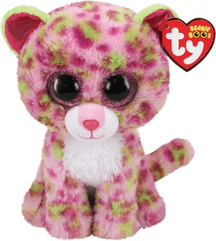 TY Beanie Boos maskota ružičasti leopard 15 cm
