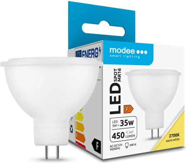 LED žarulja Modee Lighting GU5.3 MR16 5 W topla bijela 2700 K, 450 lm, 100°