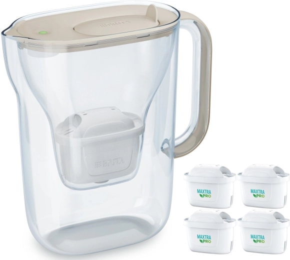 Filtarski vrč Style Essential 2,4 l + 4 filtera, pješčani