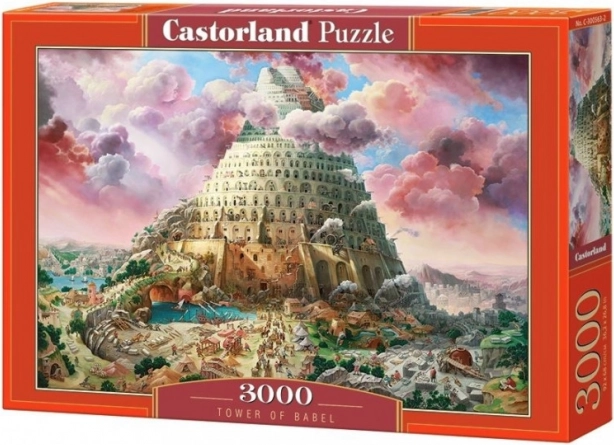Puzzle 3000 dijelova Babilonska kula