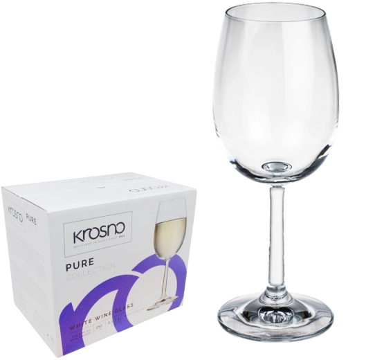 Set čaša za bijelo vino Krosno Pure 280 ml – 6 kom