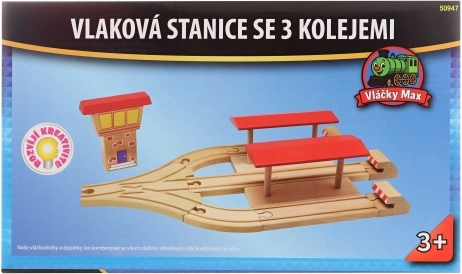 Max vlakići – željeznička stanica s 3 kolosijeka