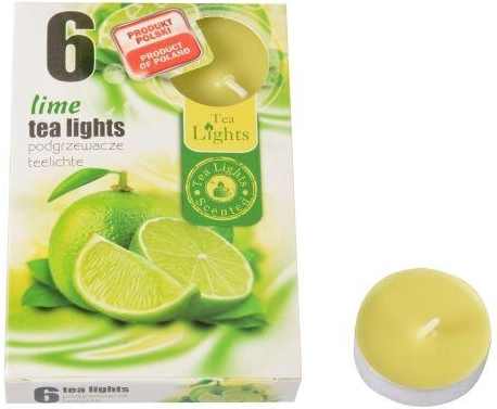 Mirisna čajna svijeća Limeta 6 kom