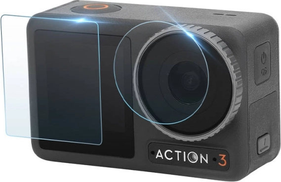 Ojačani zaštitni set Sunnylife za DJI Osmo Action 3 – stakla za zaslon i objektiv