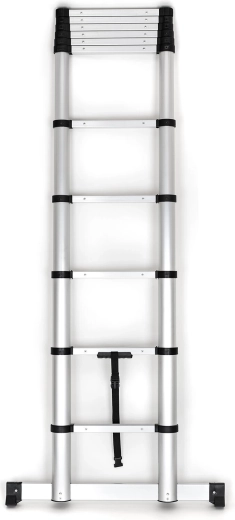 Teleskopske ljestve 3,2 m, aluminijske, nosivost 150 kg