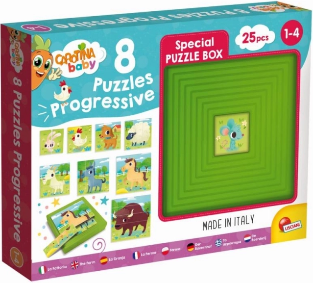 Progresivne puzzle CAROTINA Baby – farma