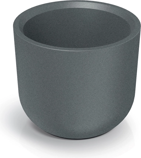 Lončanica Molta Round High 60 cm granitno siva