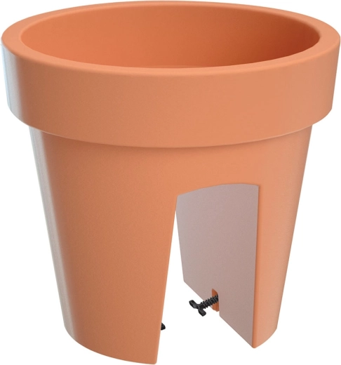 Žardinijera za ogradu LOFLY Railing 24,5 cm terakota
