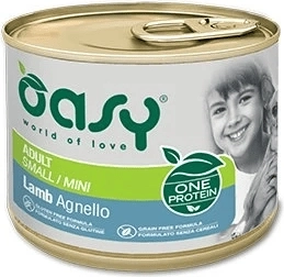Oasy One Protein pašteta za odrasle pse Small/Mini s janjetinom 200 g