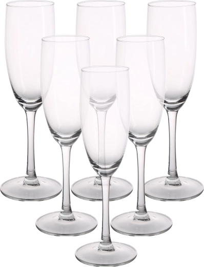Diamond set od 6 čaša za šampanjac 180 ml