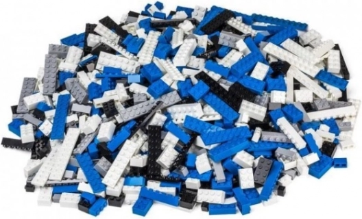 L-W Toys policijska građevna set-kocka 1000 kom