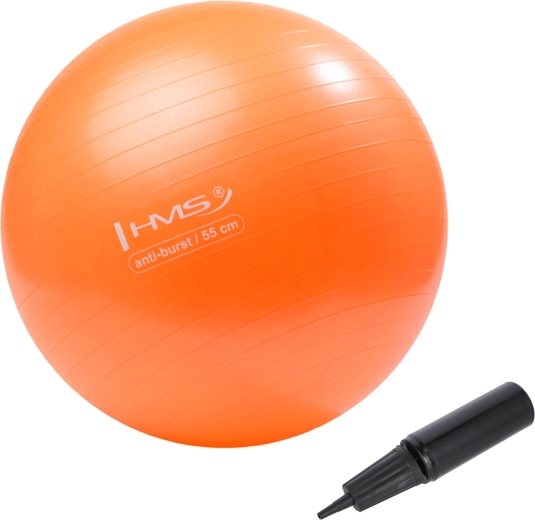 Gimnastička lopta HMS 55 cm narančasta