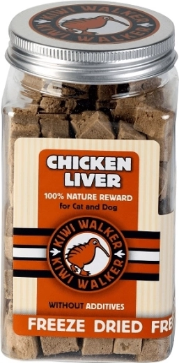 KiwiWalker liofilizirana pileća jetra za pse 115 g