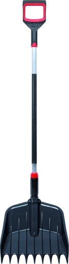 Lopata–grablje Rake Loader 2 u 1, crne
