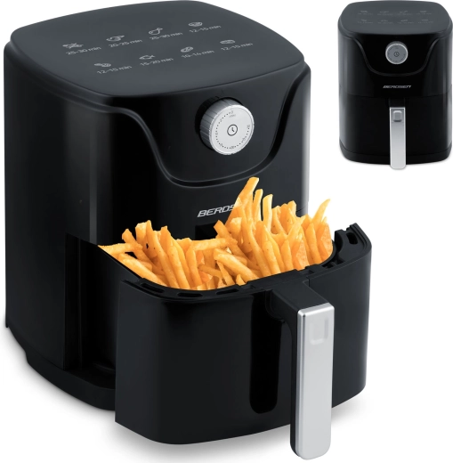 Hladnozračna friteza BERDSEN 2,5 l 1000 W crna