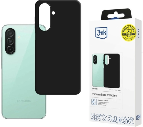 3MK Matt Case matirana maska za Samsung Galaxy A27 5G crna