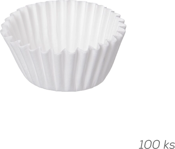 Slastičarska papirnata košarica 3,1 cm bijela 100 kom