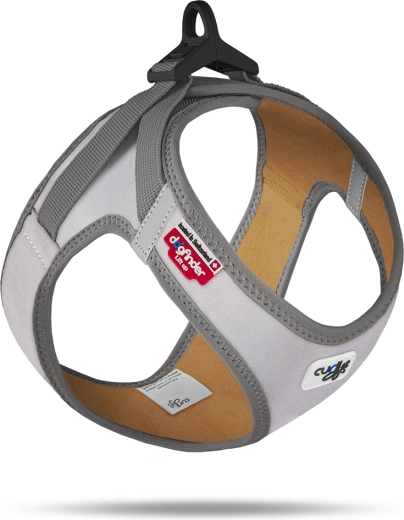 Curli reflektirajući pojas za pse Glow Reflective sivi, veličina XS (3–5 kg)