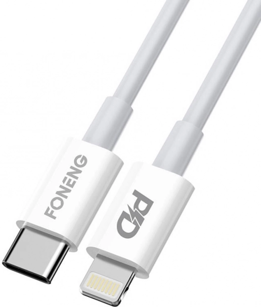 USB‑C na Lightning kabel FONENG X31 2 m 3 A 20 W bijeli