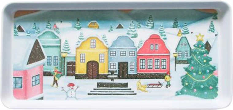 Božićni poslužavni pladanj Seoce 35 × 16,5 × 2,3 cm