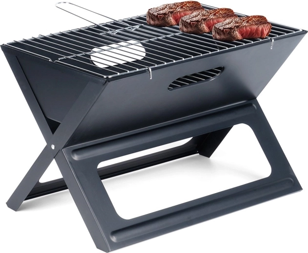 Sklopivi roštilj na drveni ugljen u obliku kofera BBQ